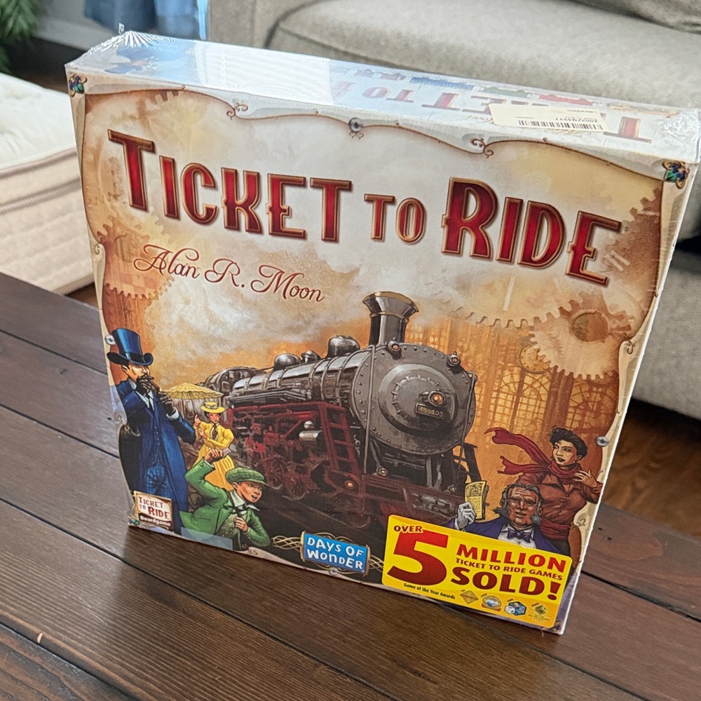 Days of Wonder Ticket To Ride by Alan R. Moon Train Adventure Board Game